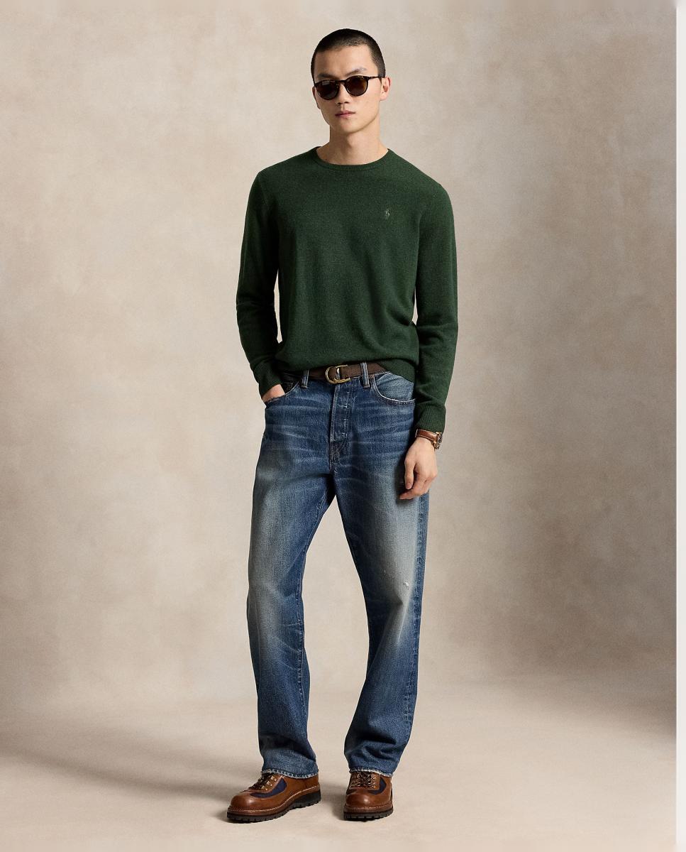 Jersey de hombre Crouton Tostado Jaspeado - Polo Ralph Lauren - Musgo Musgo-8