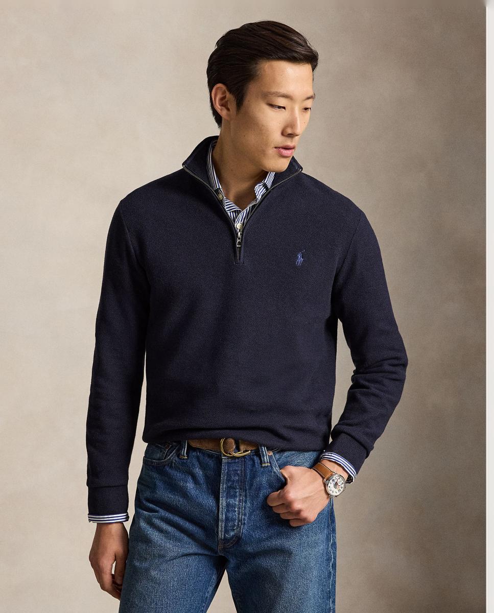 Jersey de hombre Fern Verde Jaspeado - Polo Ralph Lauren - Azul marino Azul marino-1