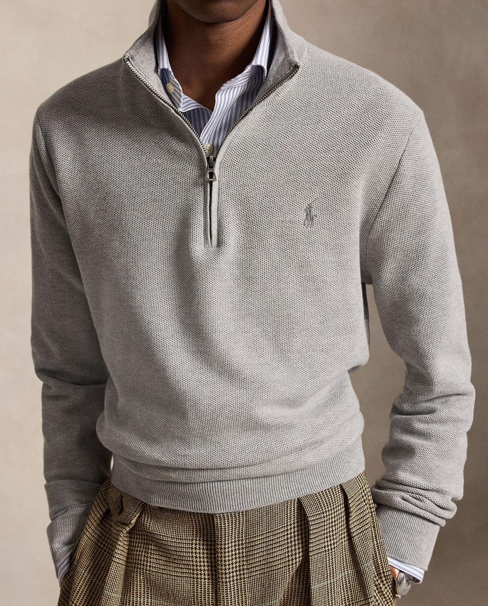 Jersey de hombre Fern Verde Jaspeado - Polo Ralph Lauren - Gris claro Gris claro-4