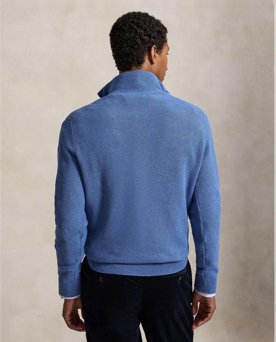 Jersey de hombre Fern Verde Jaspeado - Polo Ralph Lauren - Azul porcelana Azul porcelana-3