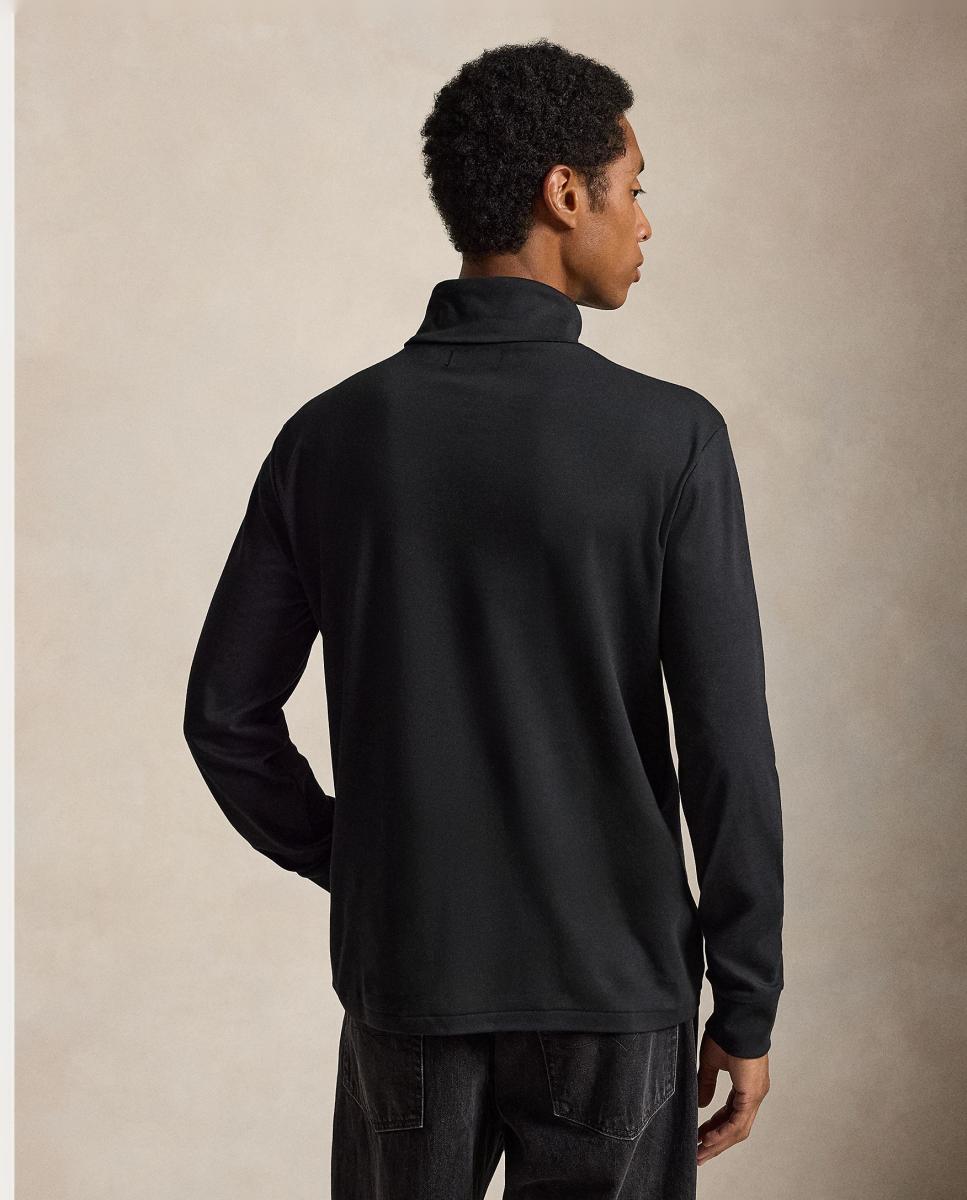 Camiseta de hombre de algodón suave Negro Polo - Polo Ralph Lauren - Negro Negro-3