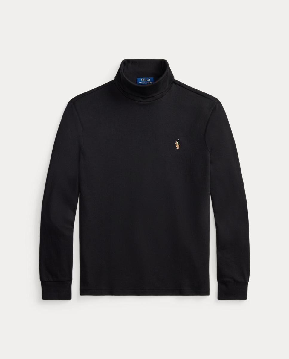 Camiseta de hombre de algodón suave Negro Polo - Polo Ralph Lauren - Negro Negro-5
