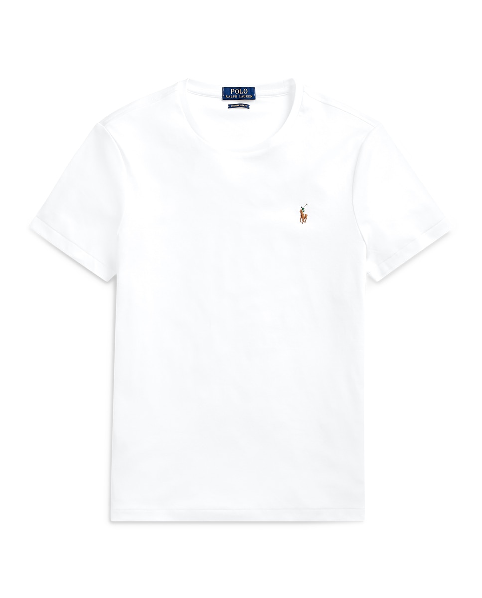 Camiseta de hombre de algodón Azul marino - Polo Ralph Lauren - Blanco Blanco-5