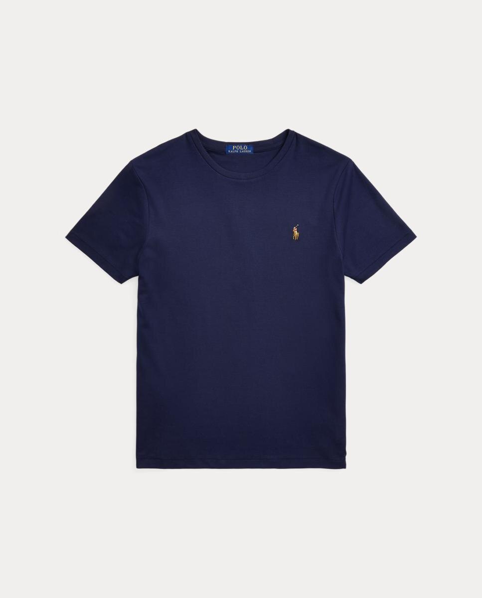 Camiseta de hombre de algodón - Polo Ralph Lauren - Azul marino Azul marino-6