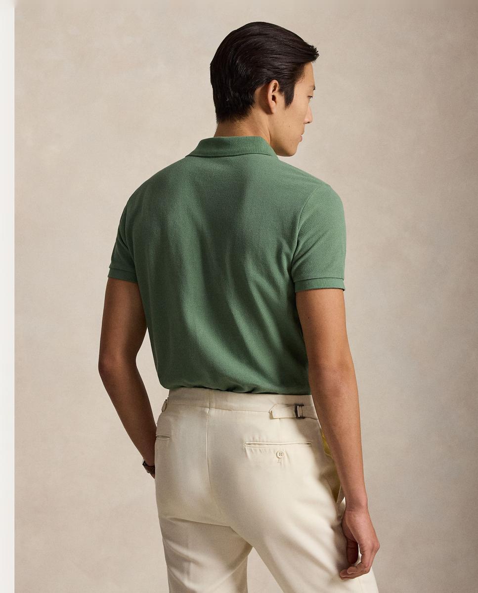 Polo Piqué Regular Fit Verde Vale-3