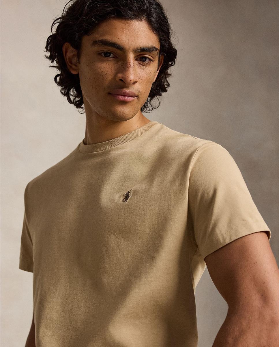 Camiseta de hombre de punto Bath Rosa - Polo Ralph Lauren - Camel Camel-4