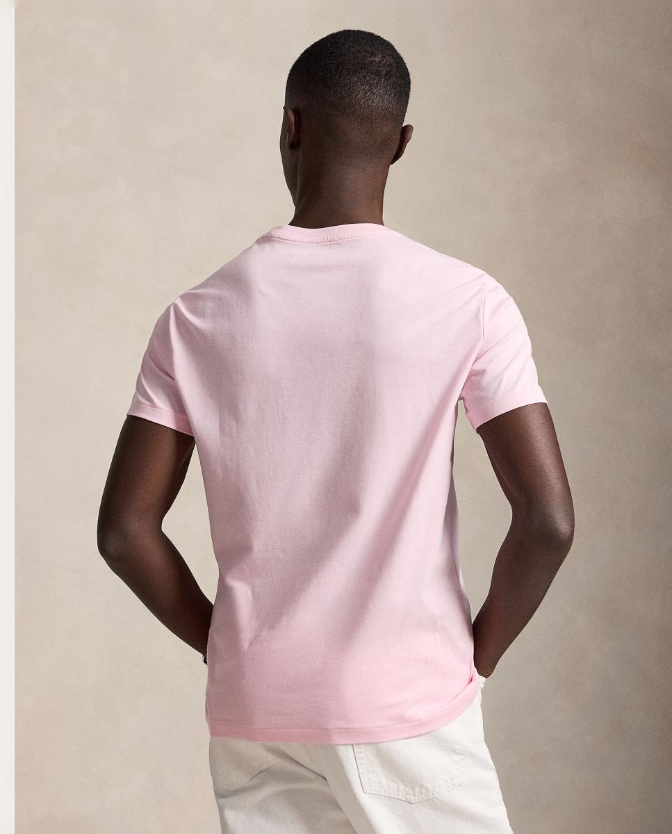 Camiseta de hombre de punto Bath Rosa - Polo Ralph Lauren - Rosa pastel Rosa pastel-3