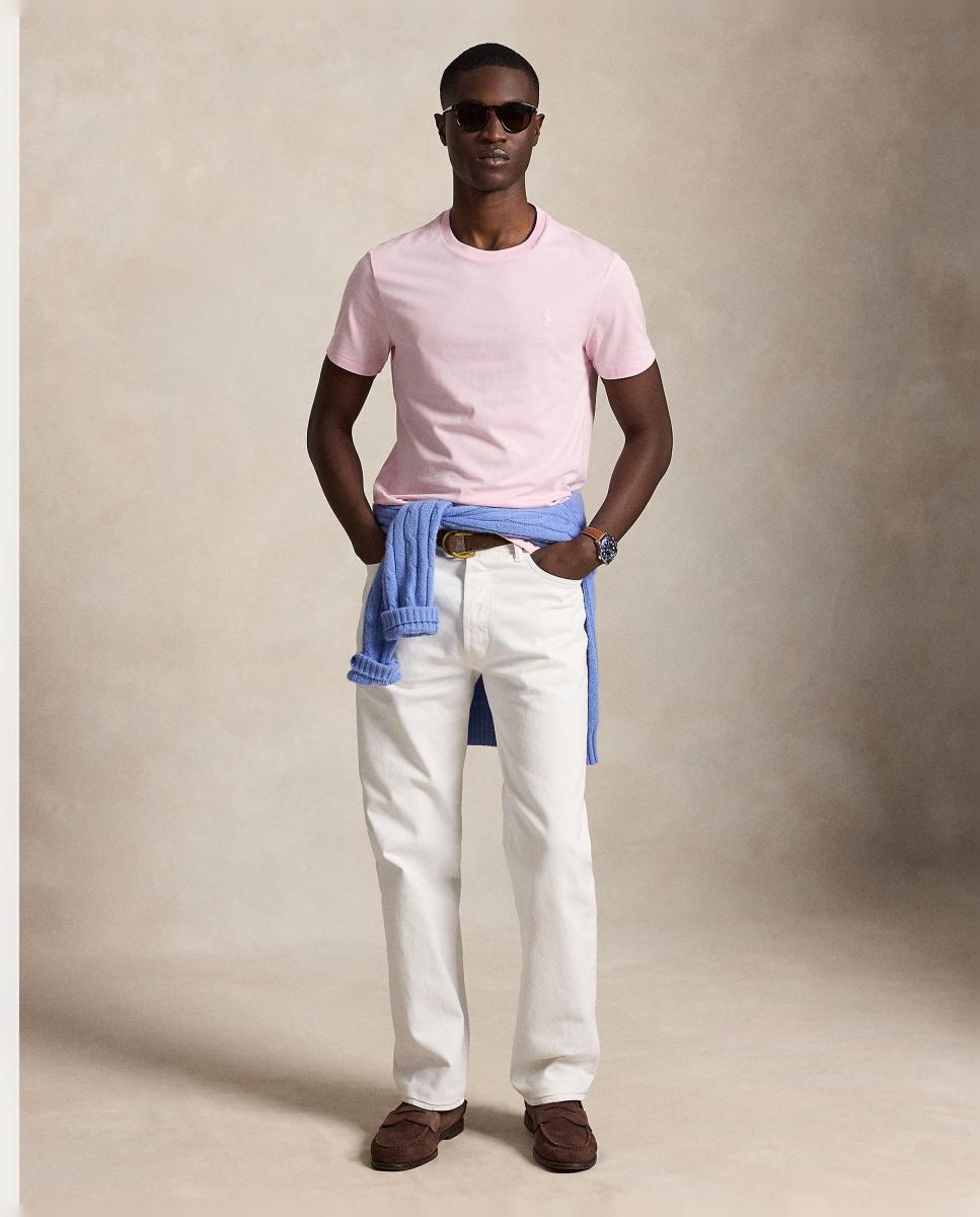 Camiseta de hombre de punto Bath Rosa - Polo Ralph Lauren - Rosa pastel Rosa pastel-6