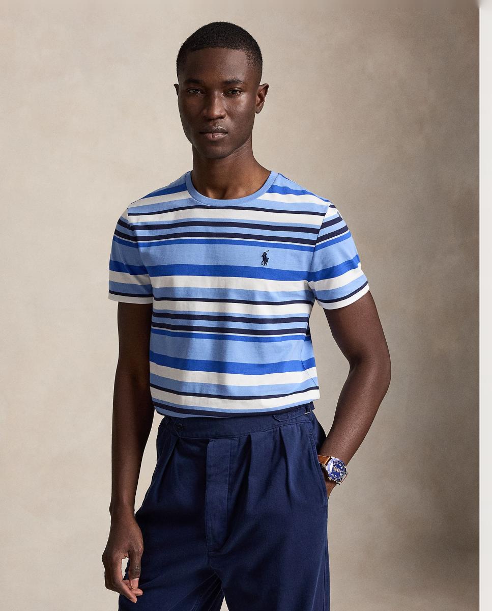 Polo Ralph Lauren - Camiseta de hombre de algodón de rayas.
