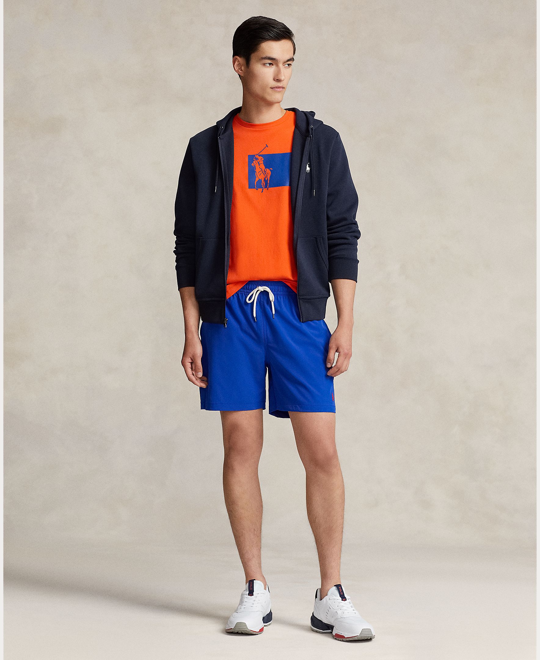 Sudadera de hombre de punto doble con cremallera Negro Polo - Polo Ralph Lauren - Azul marino Azul marino-7