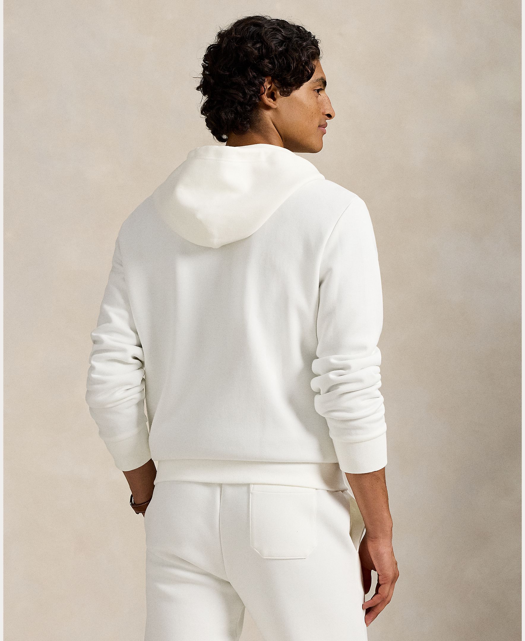Sudadera de hombre de punto doble y cremallera - Polo Ralph Lauren - Blanco Blanco-4