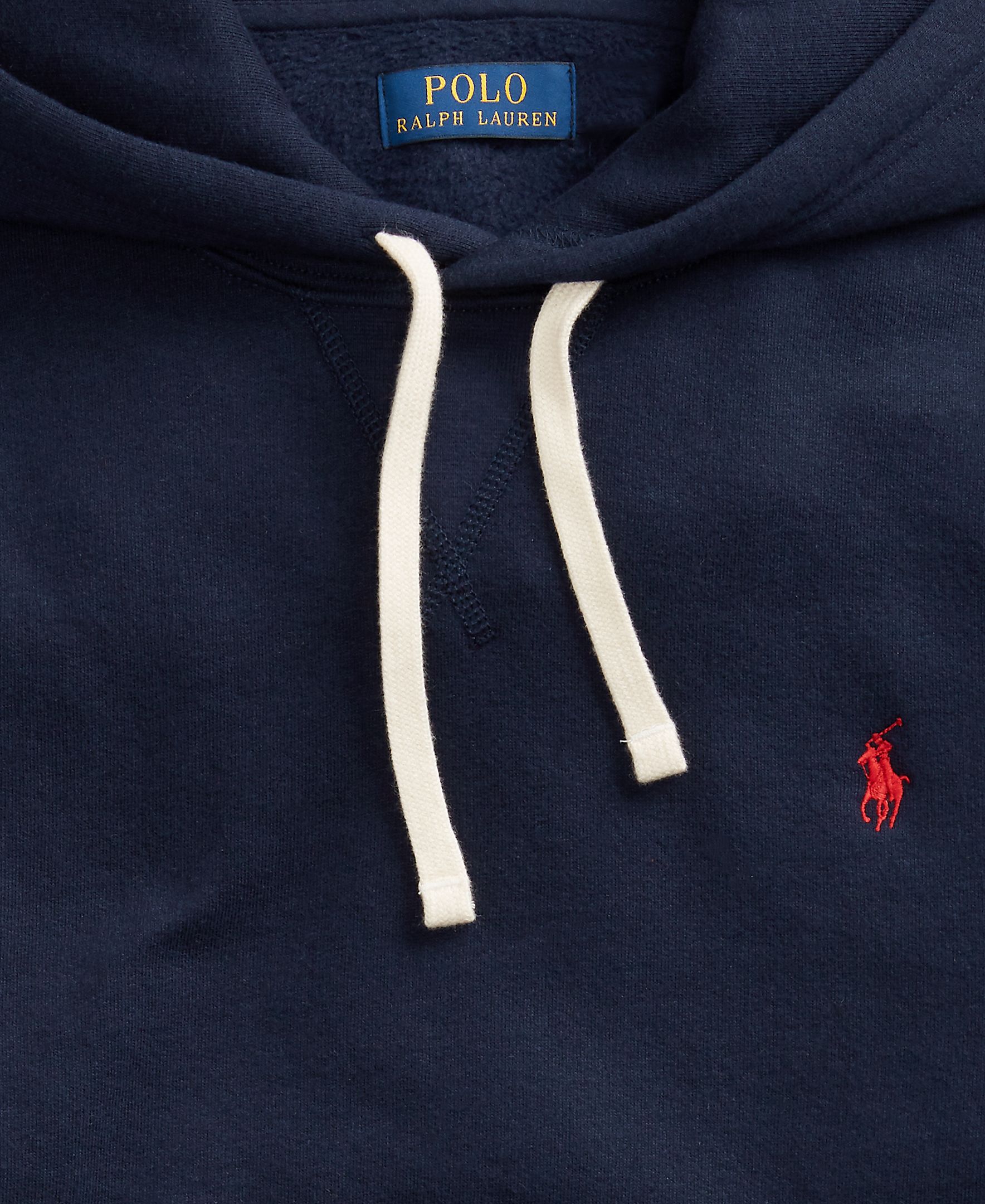 Sweatshirt com Capuz, Bolso Canguru e em Felpa Cardada Azul-marinho-5