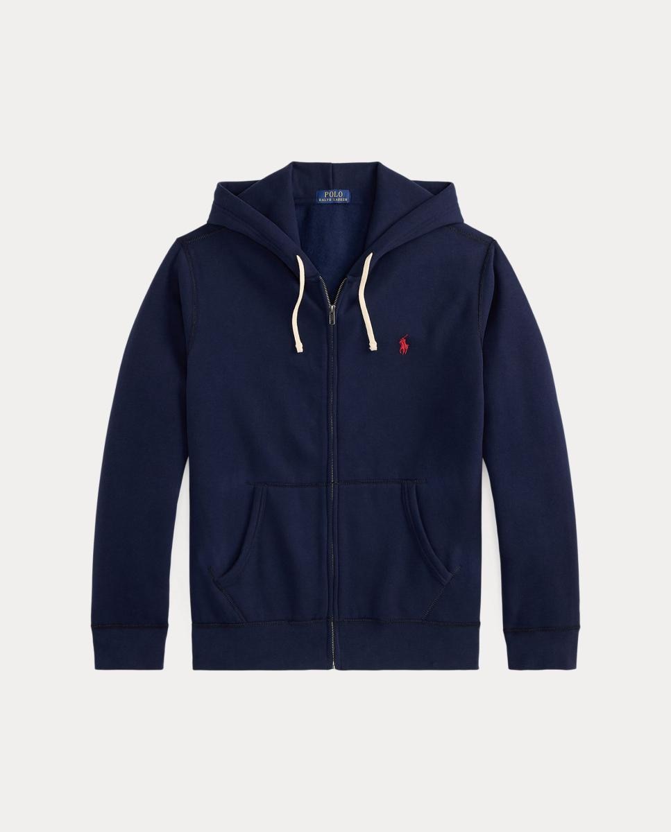 Sweatshirt com Capuz RL com Fecho de Correr Azul-marinho-6
