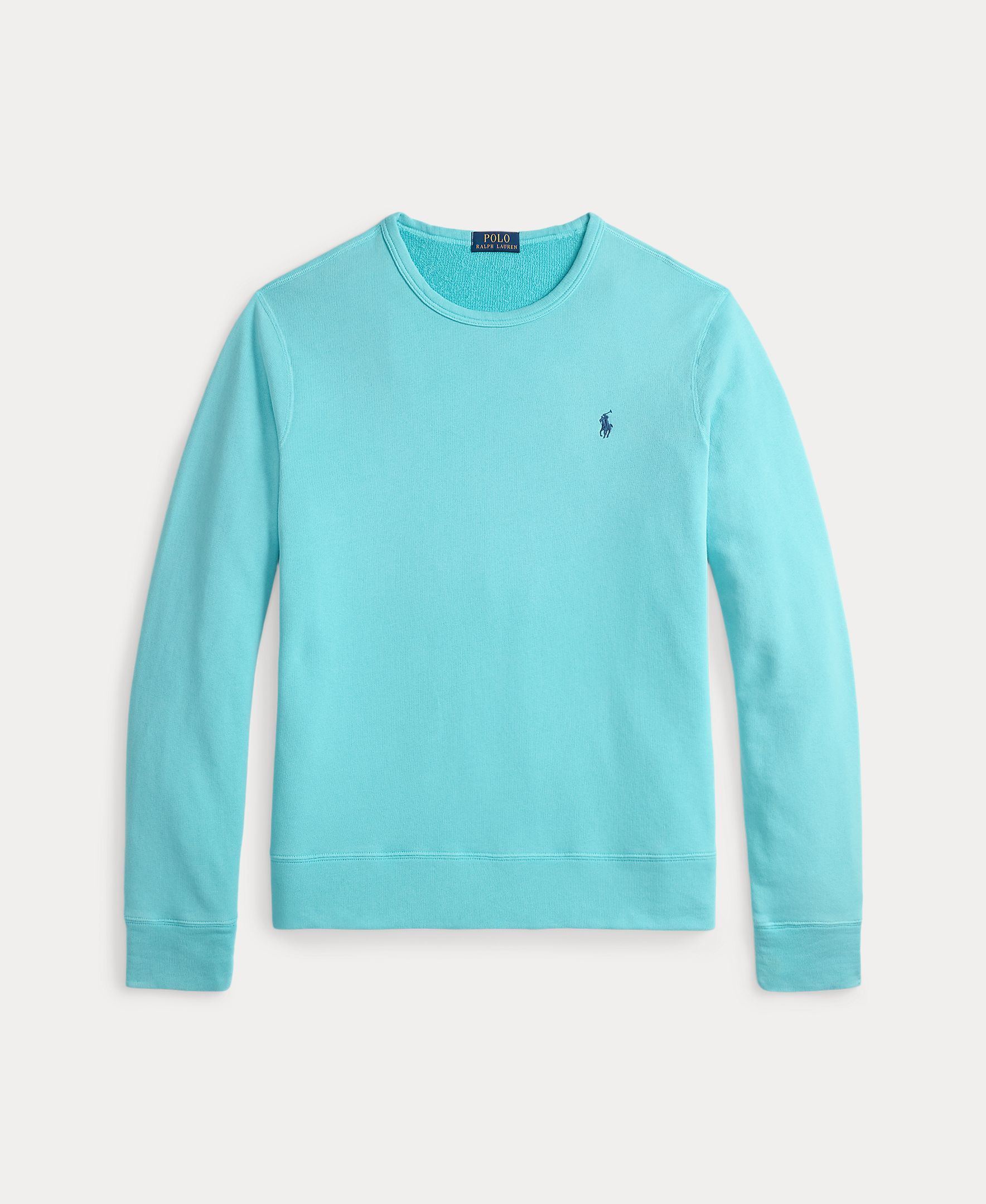 Sweatshirt de Malha Dupla com Logótipo Turquesa-5