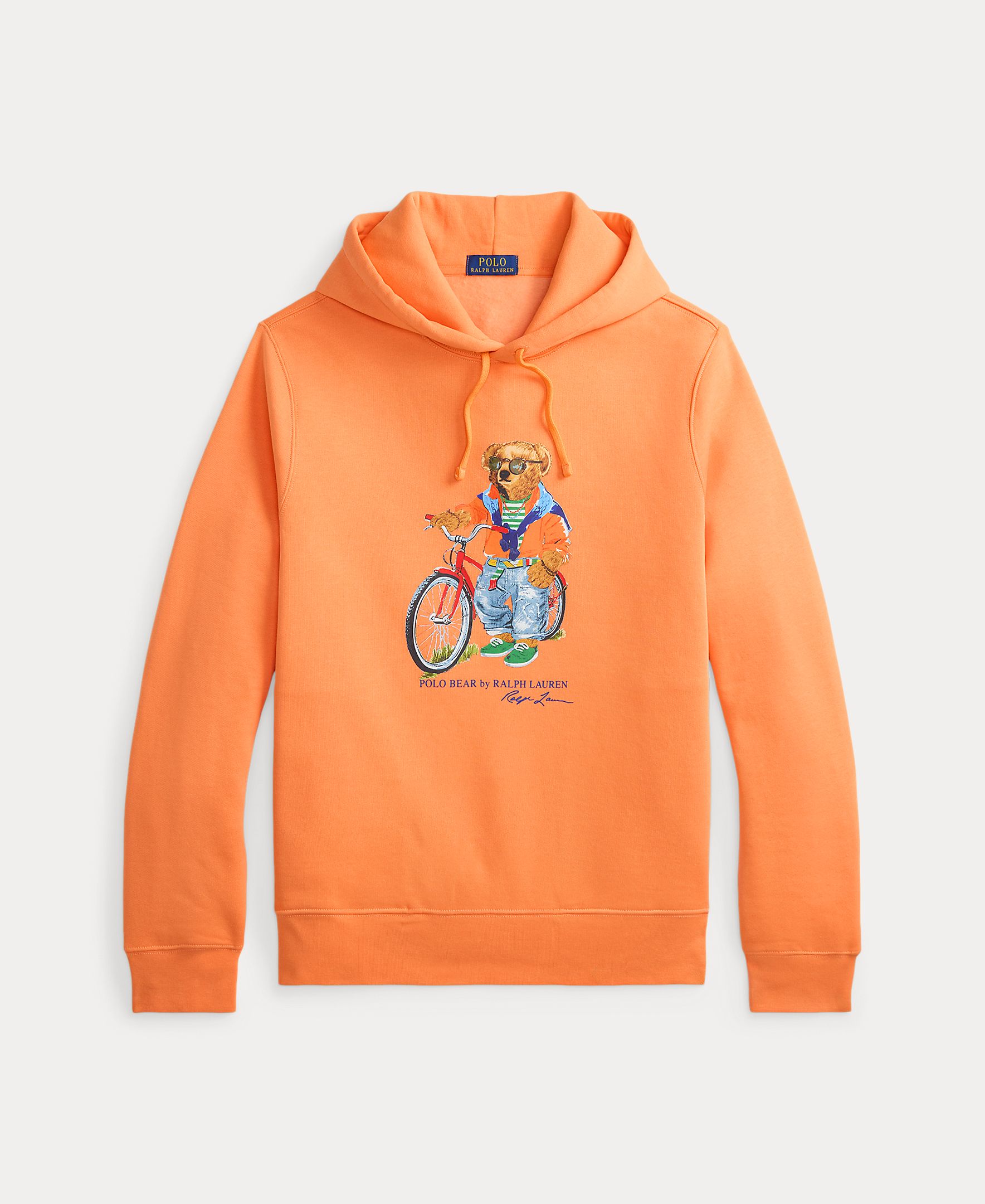 Sweatshirt de Algodão com Capuz e Polo Bear Pêssego-5