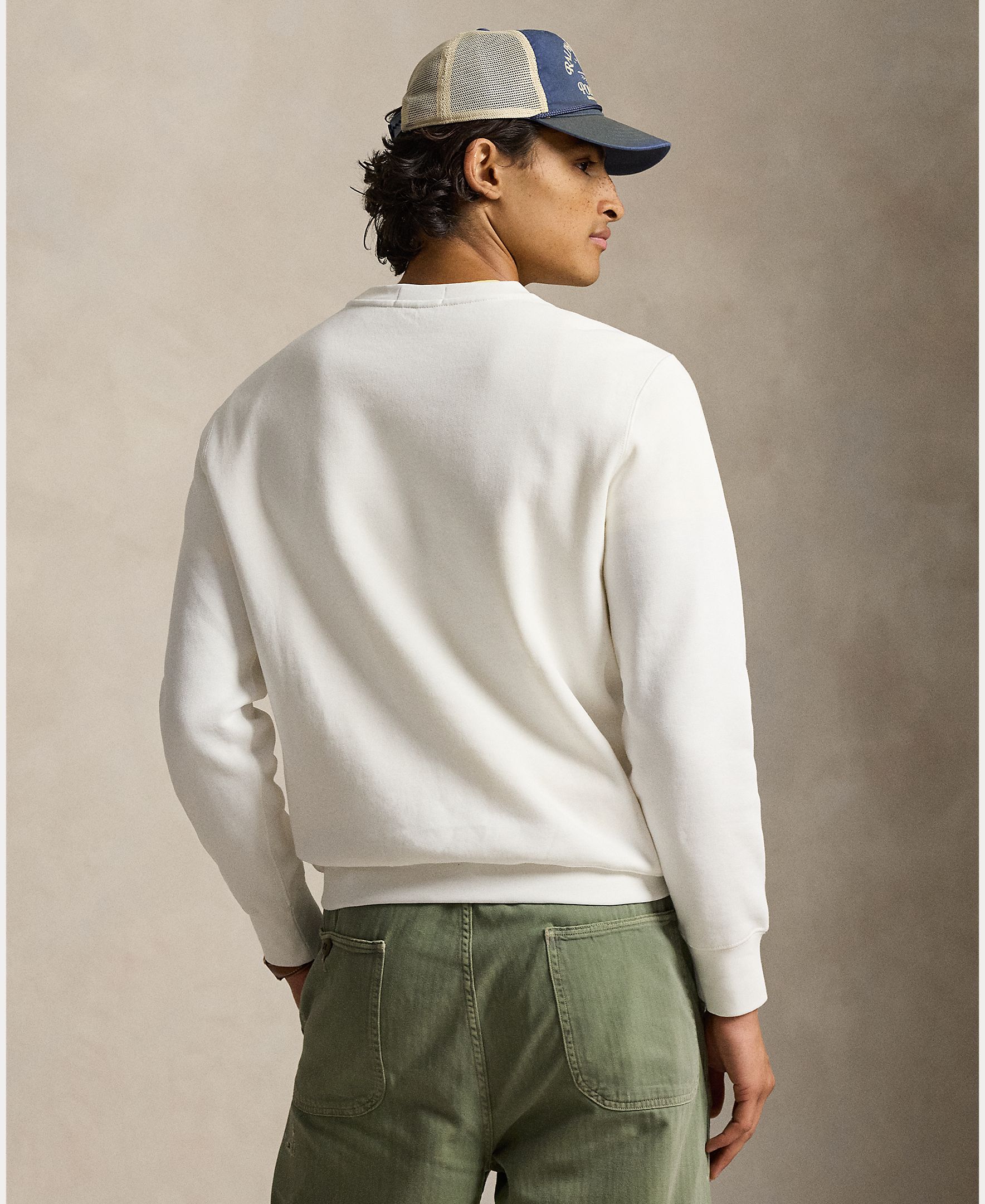 Sweatshirt de Felpa com Polo Bear Branco-3