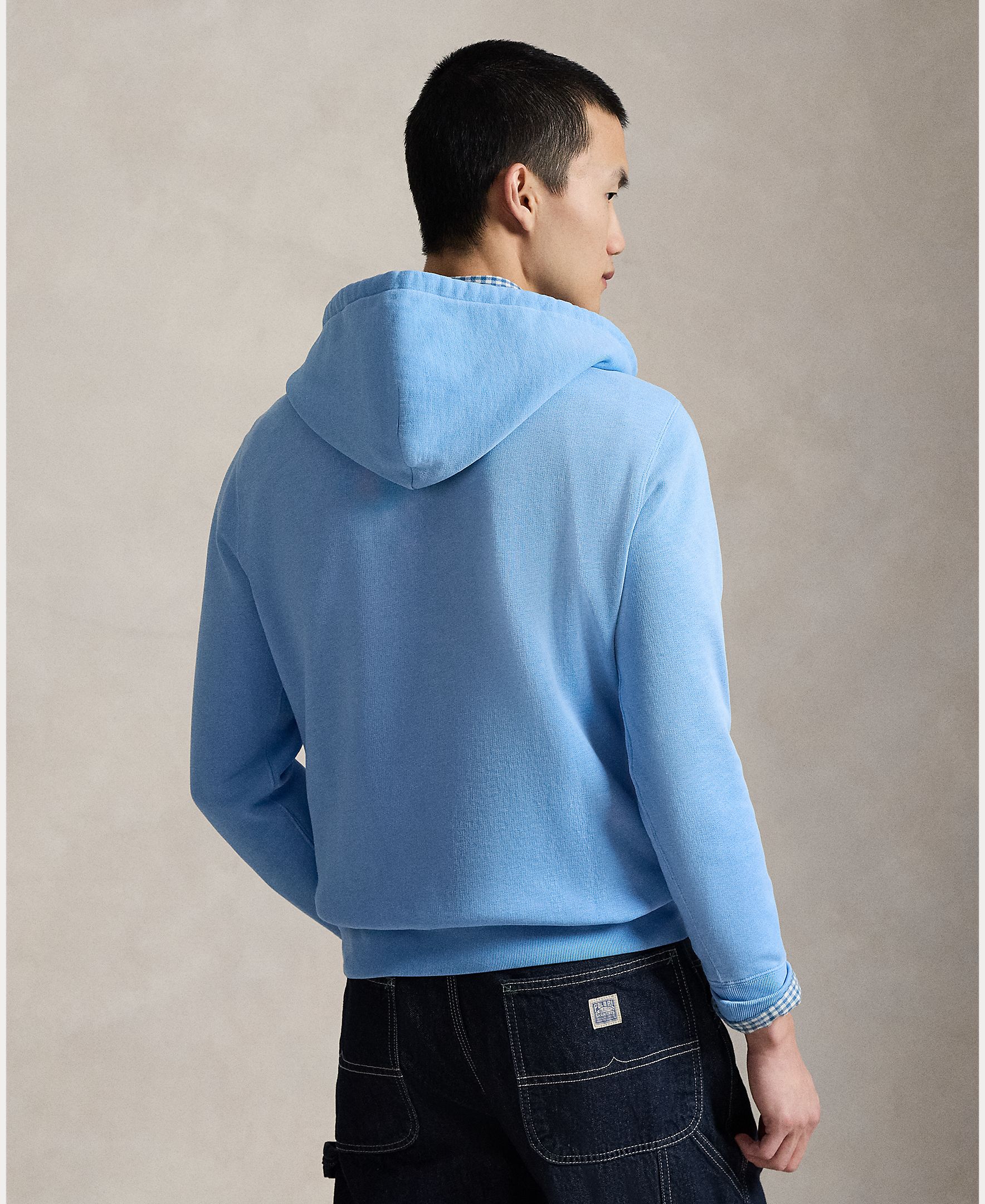 Sweatshirt de Algodão com Capuz e Polo Bear Azul-porcelana-3