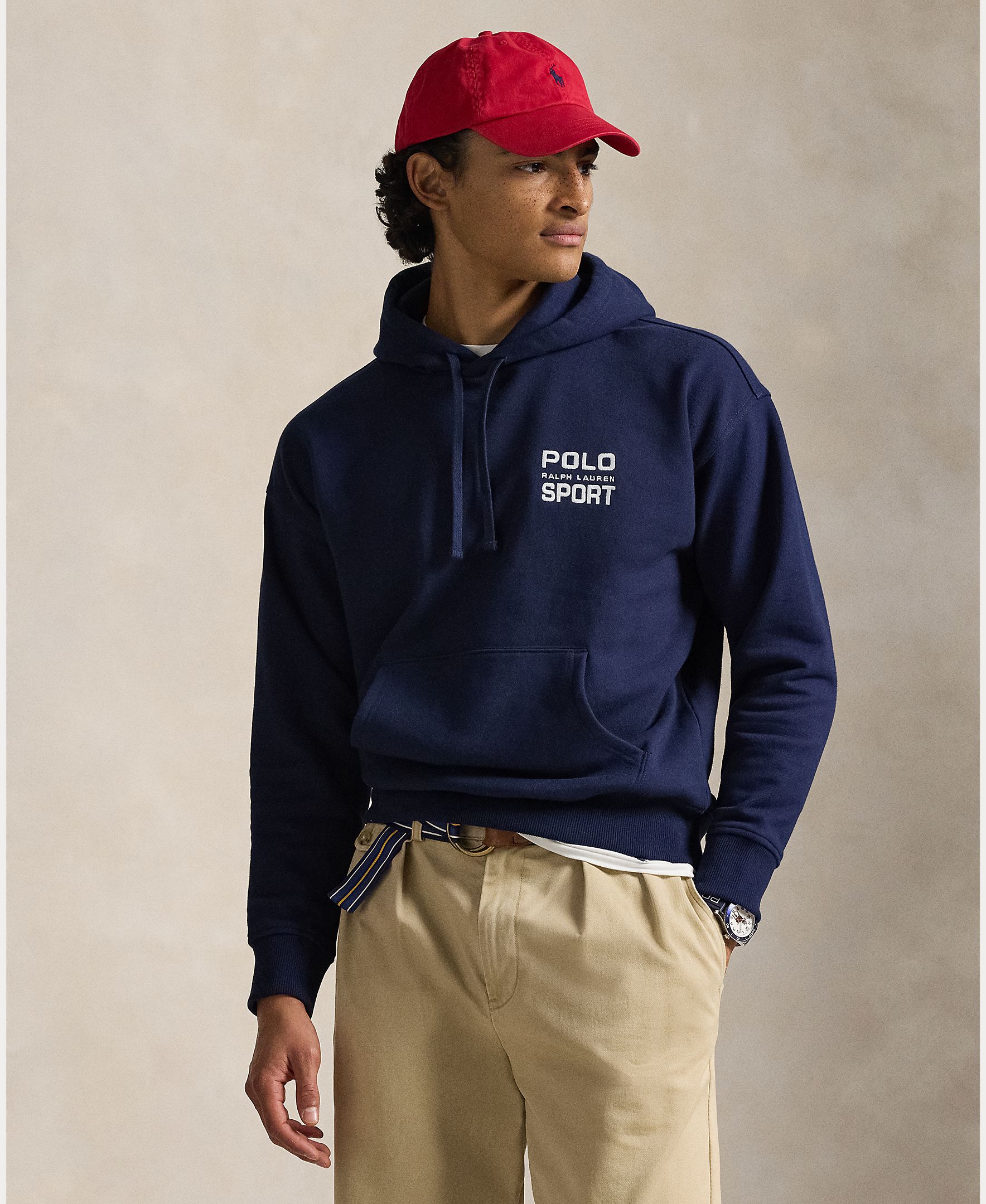 Imagem 0 de Sweatshirt de Algodão Polo Sport com Capuz