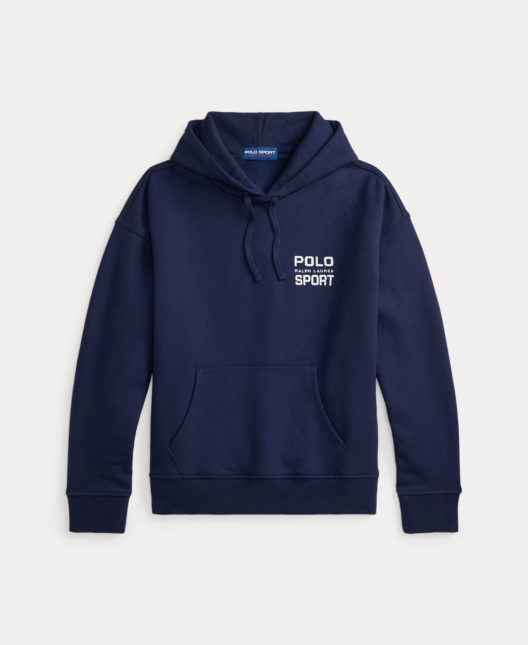 Sweatshirt de Algodão Polo Sport com Capuz Azul-marinho-4