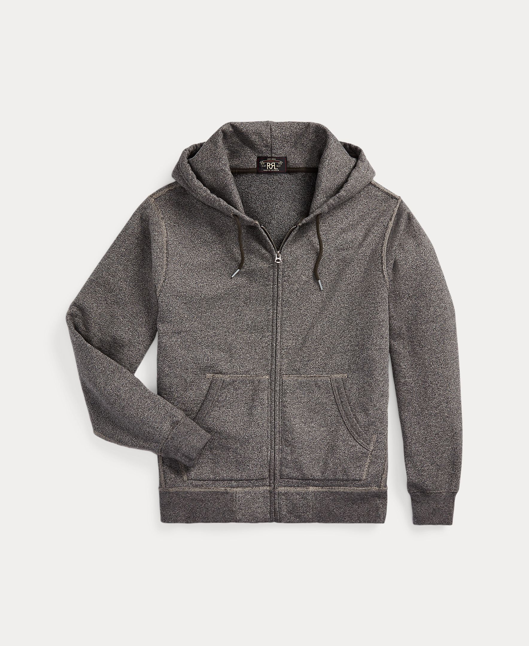 Imagem 0 de Sweatshirt com Fecho de Correr em Turco com Capuz Double RRL