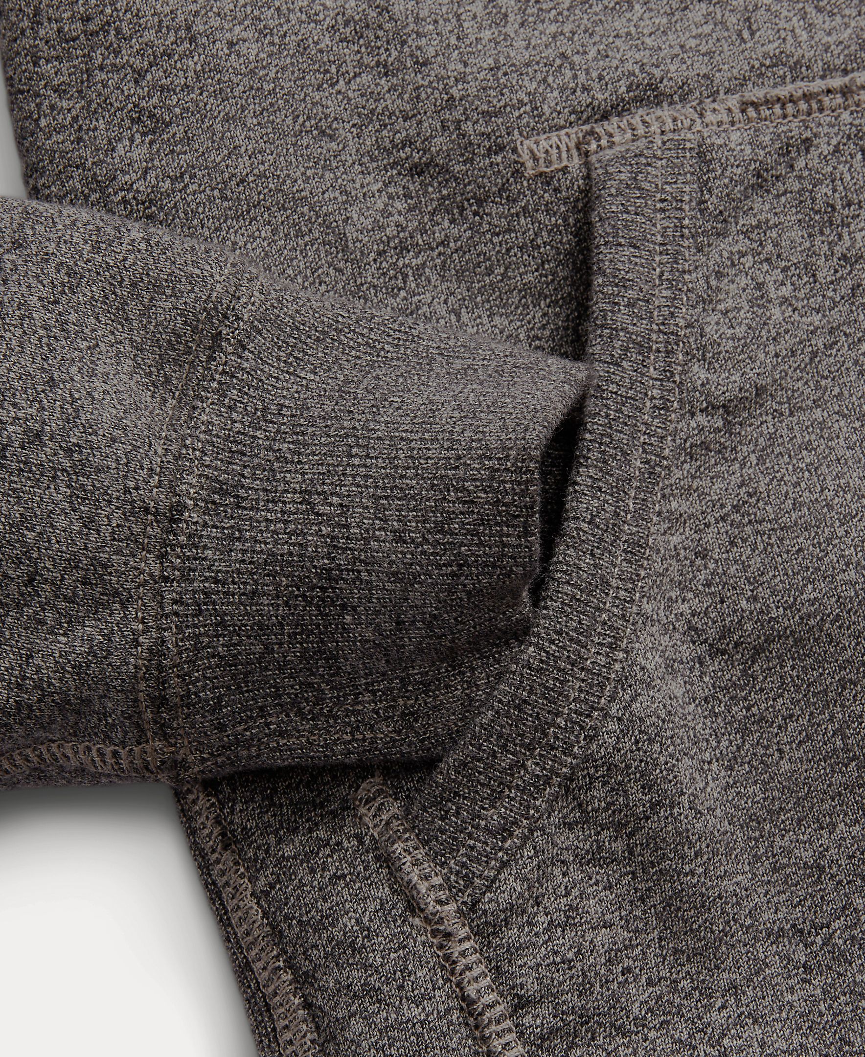 Sweatshirt com Fecho de Correr em Turco com Capuz Double RRL Cinzento-escuro-4
