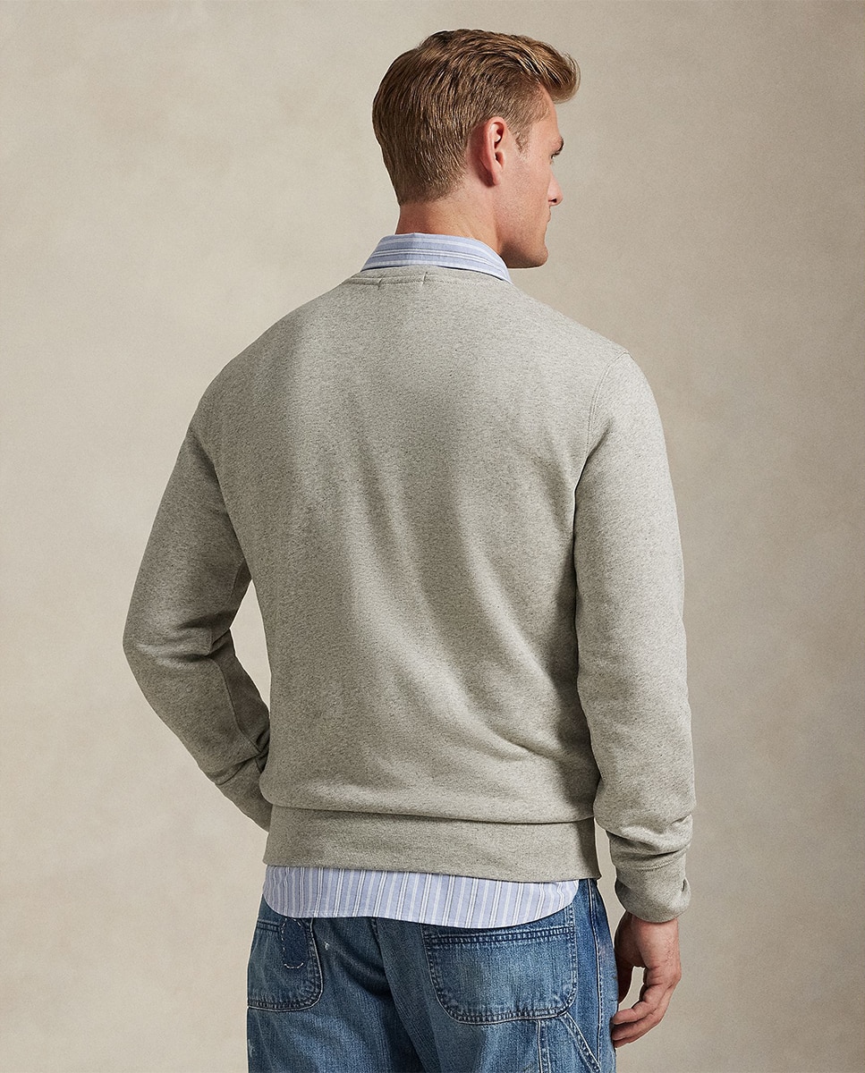 Sweatshirt de Felpa com Polo Bear Cinzento-2