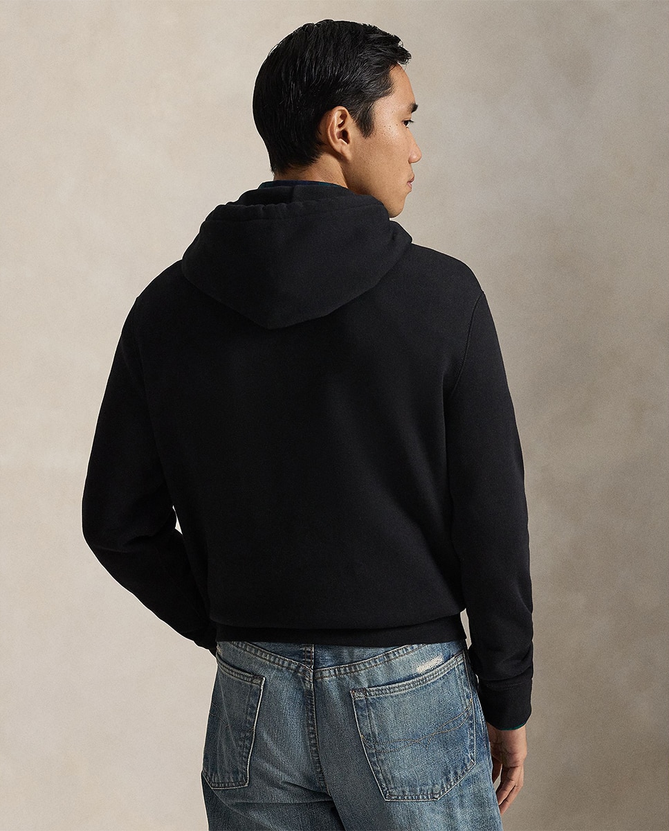 Sweatshirt com Capuz e Polo Bear Preto-2