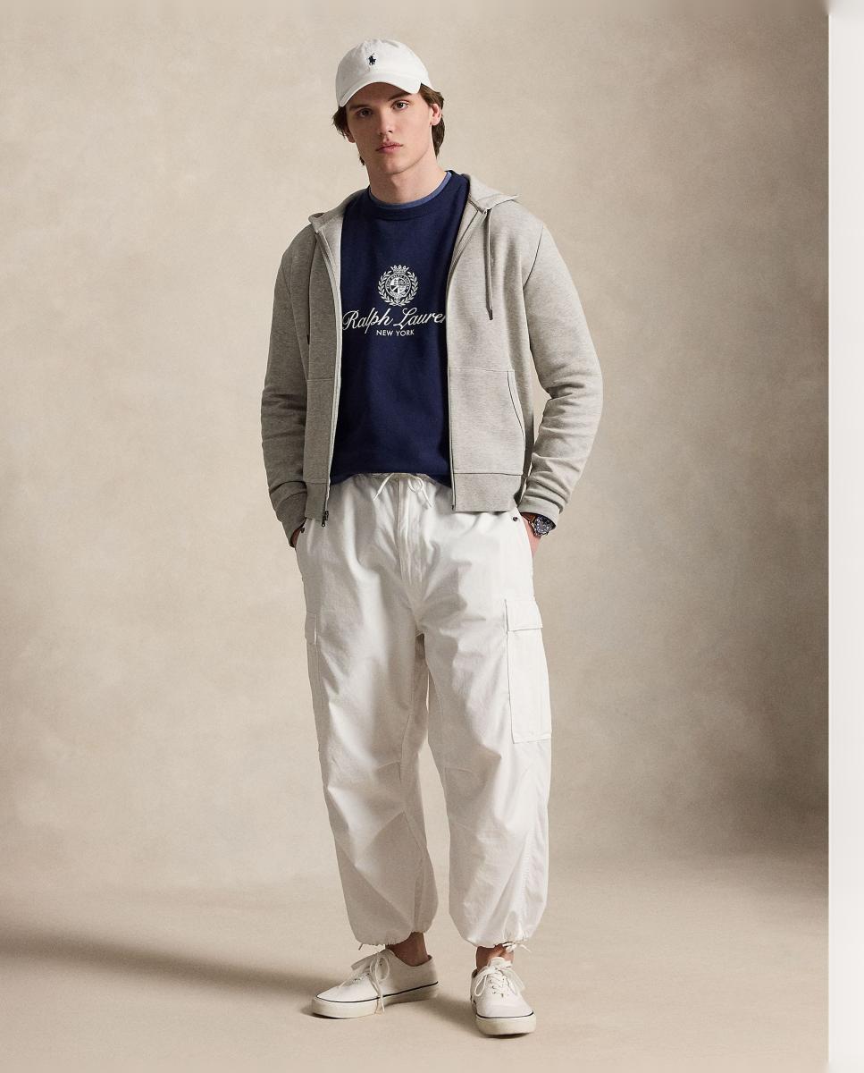 Sudadera de hombre oscuro Sport Jaspeado con cremallera - Polo Ralph Lauren - Gris oscuro Gris oscuro-6