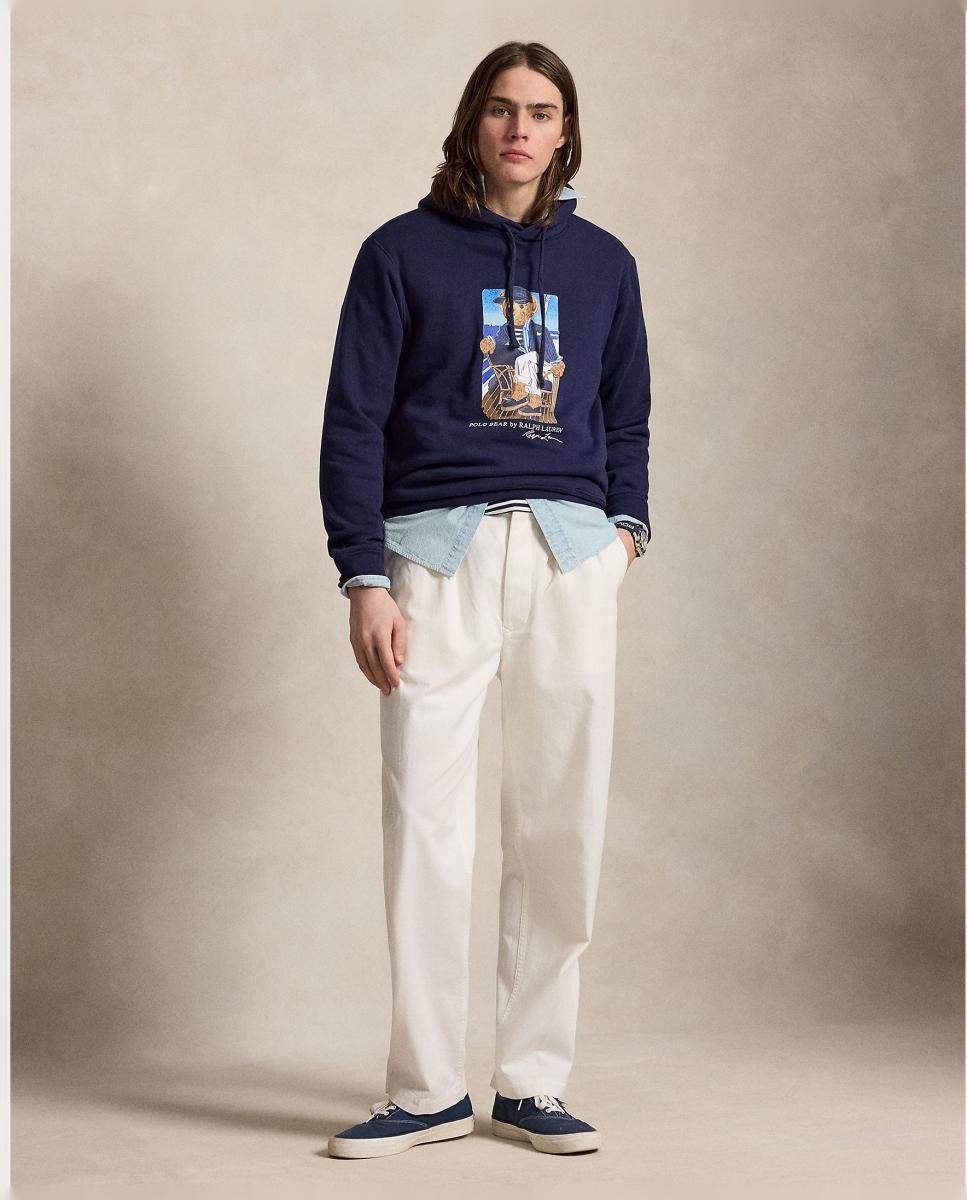 Sweatshirt com Capuz e Polo Bear Azul-marinho-6