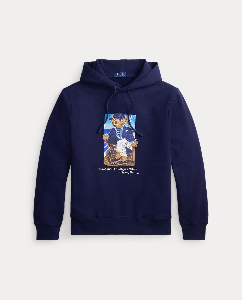 Sweatshirt com Capuz e Polo Bear Azul-marinho-5