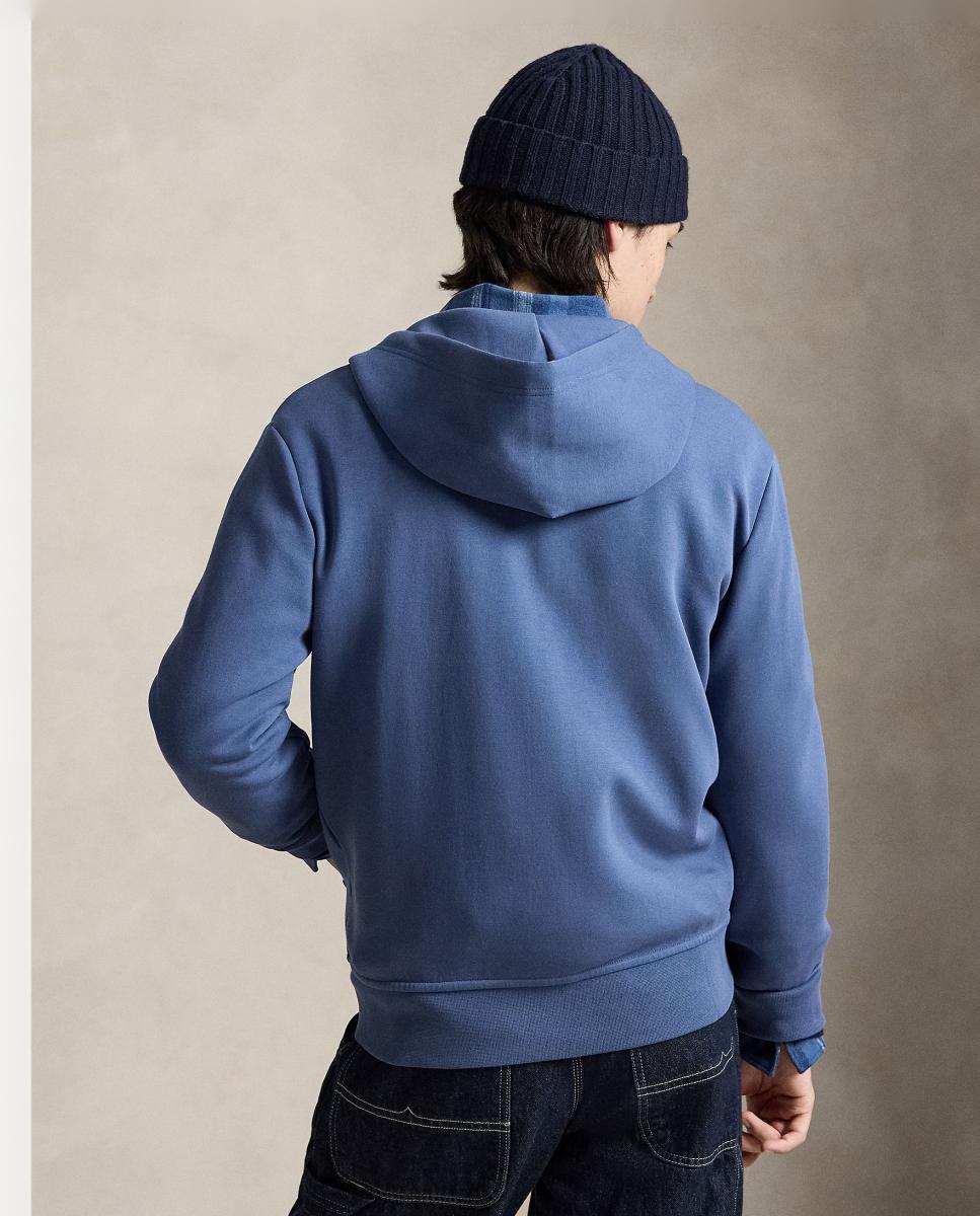 Sudadera de hombre de punto doble con cremallera Tierra Azul - Polo Ralph Lauren - Azul oscuro Azul oscuro-3