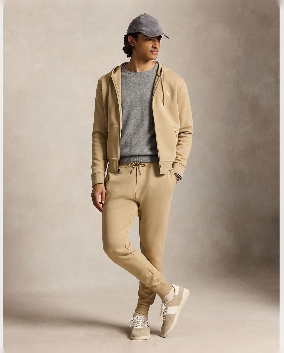 Sweatshirt com Capuz e Fecho de Correr Camel-6