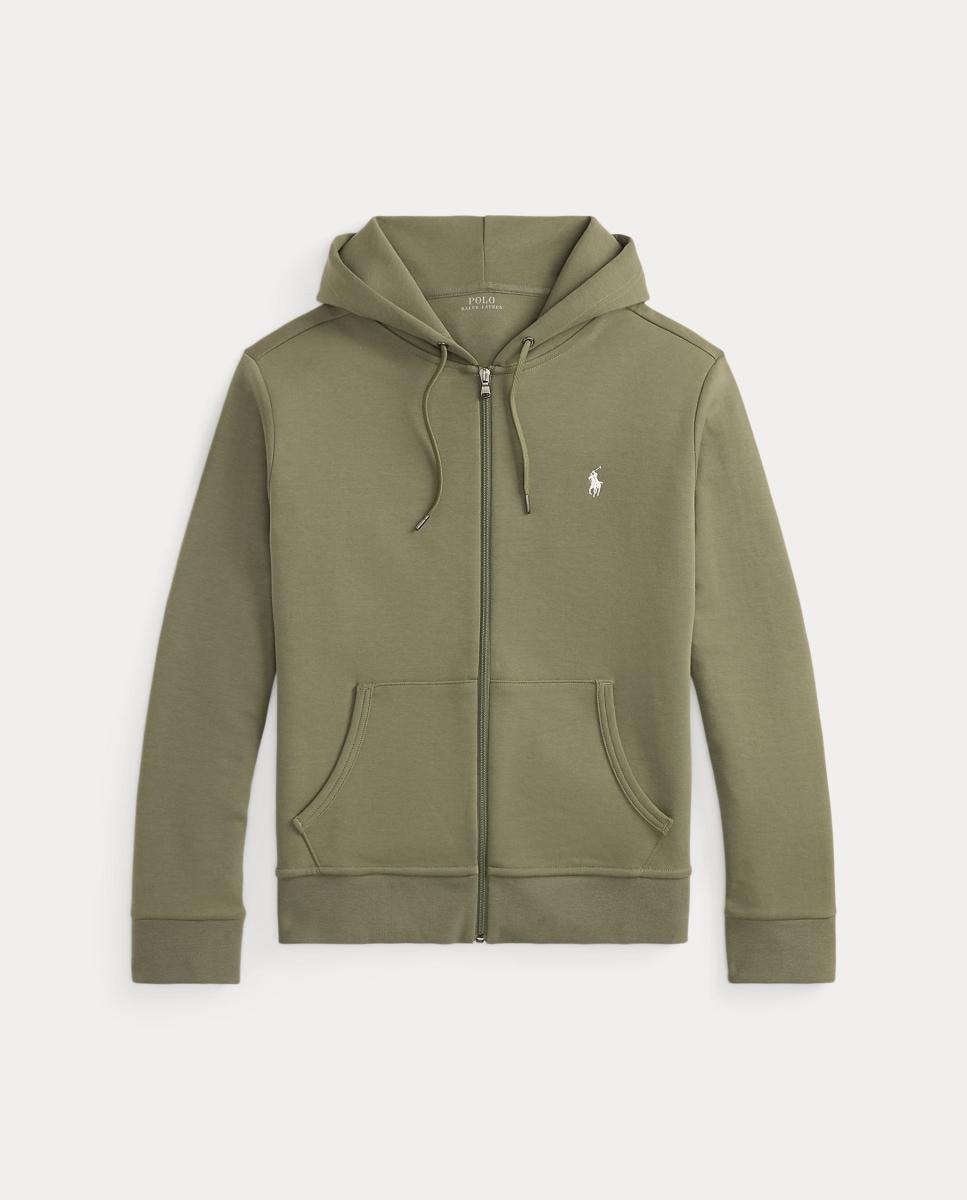 Sudadera de hombre de punto doble con cremallera Tierra Azul - Polo Ralph Lauren - Kaki Kaki-5