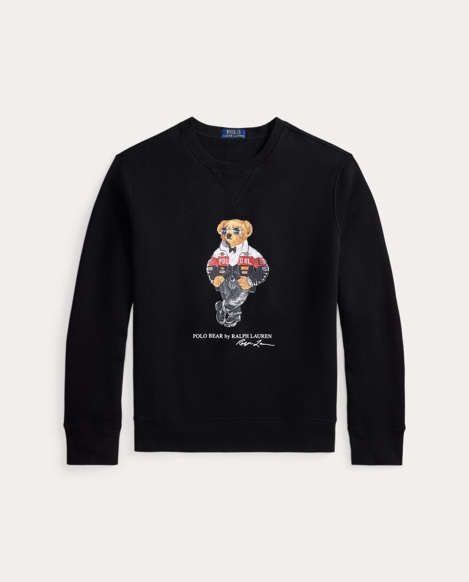 Sudadera de hombre de algodón con Polo Bear - Polo Ralph Lauren - Negro Negro-5