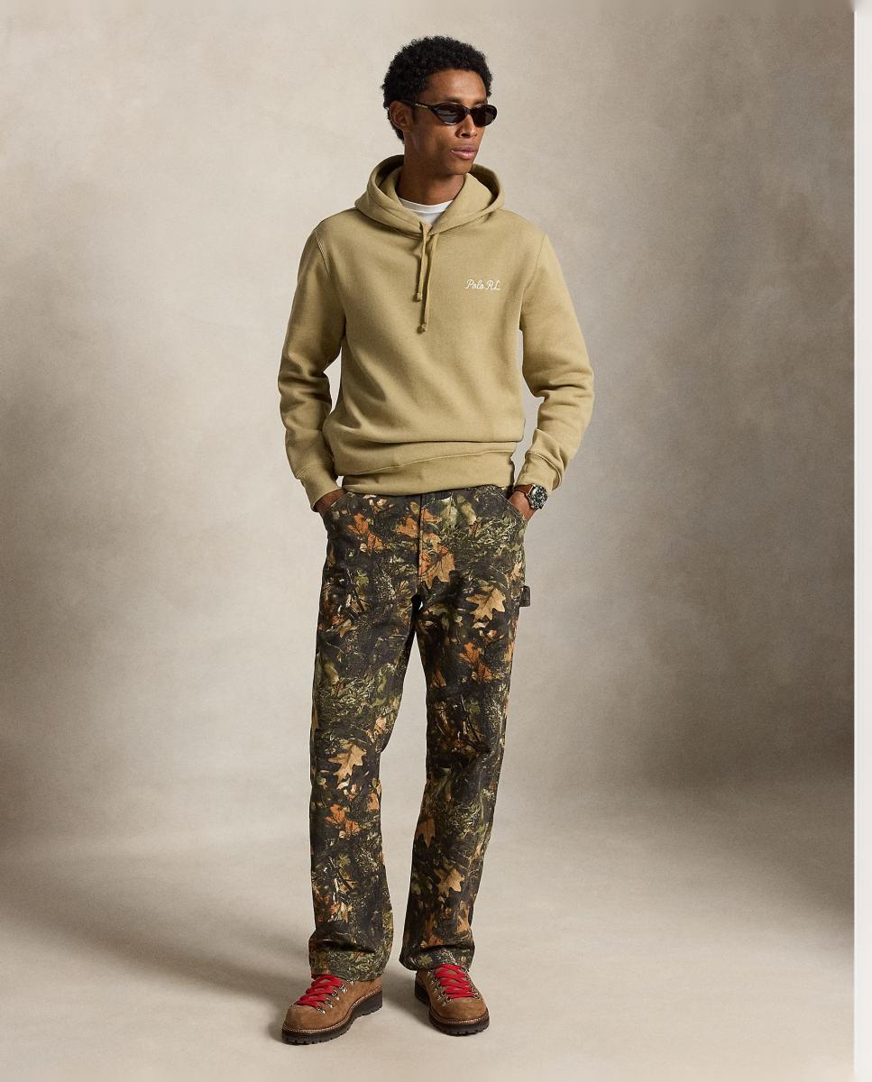 Sudadera con capucha de hombre de algodón con logo - Polo Ralph Lauren - Beige Beige-6