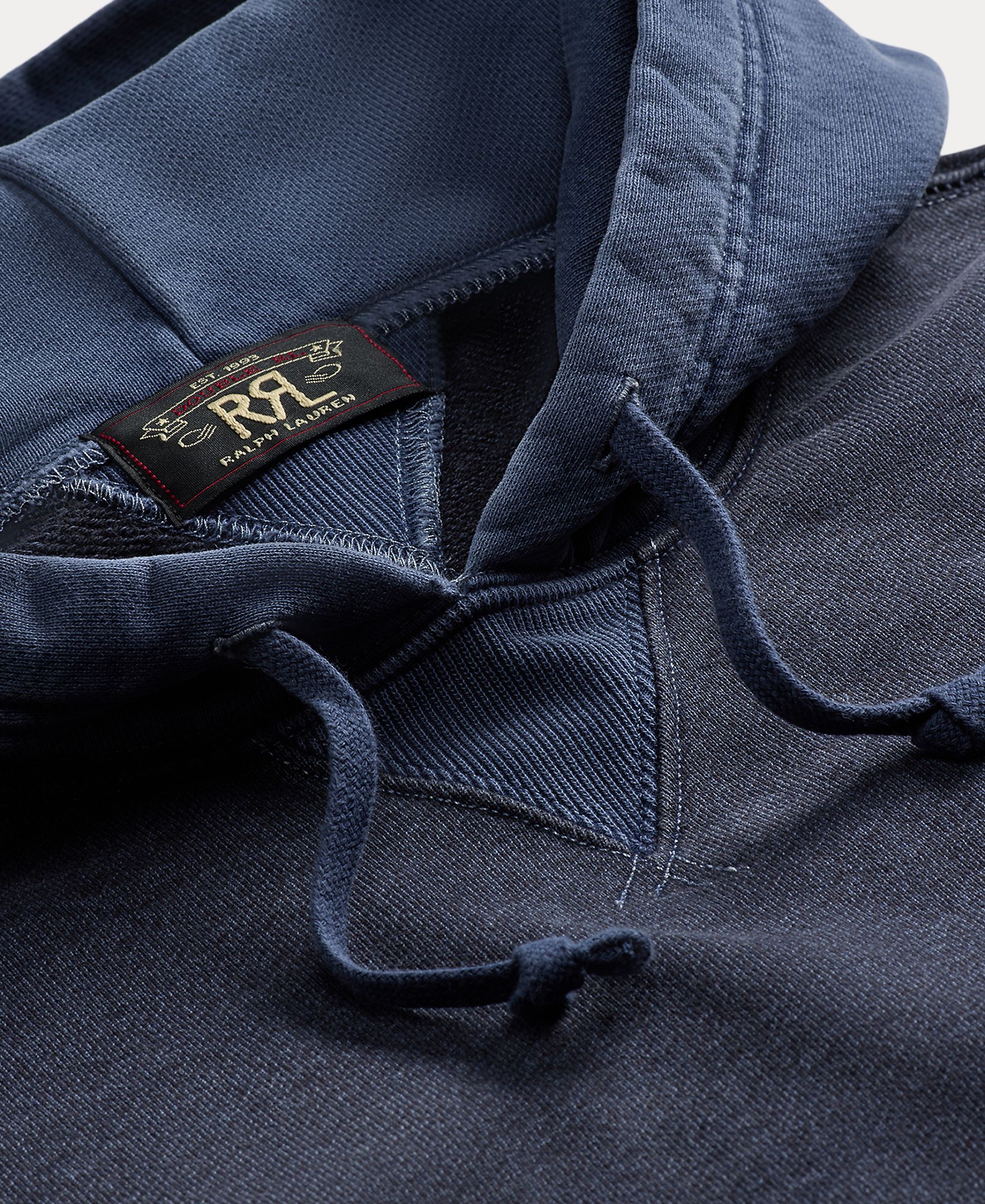 Sweatshirt com Capuz Duplo RL Azul-marinho-3