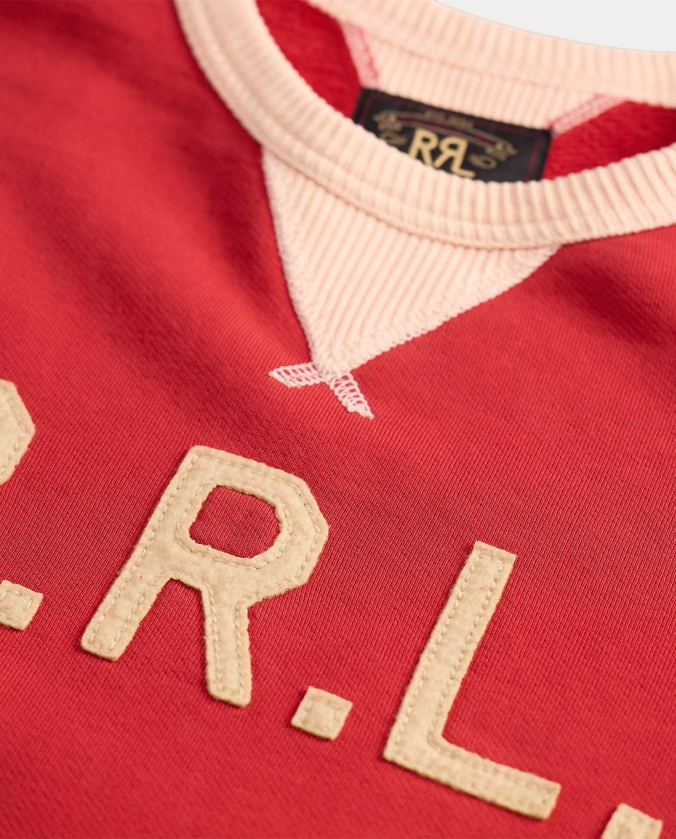 Sudadera de hombre de rizo Doble RL - Polo Ralph Lauren - Rojo claro Rojo claro-3
