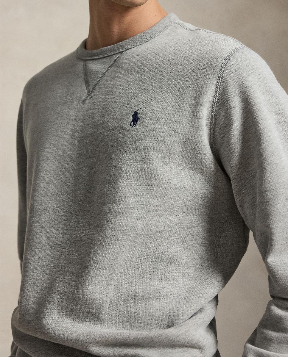 Sweatshirt de Algodão RL Cinzento-claro-4
