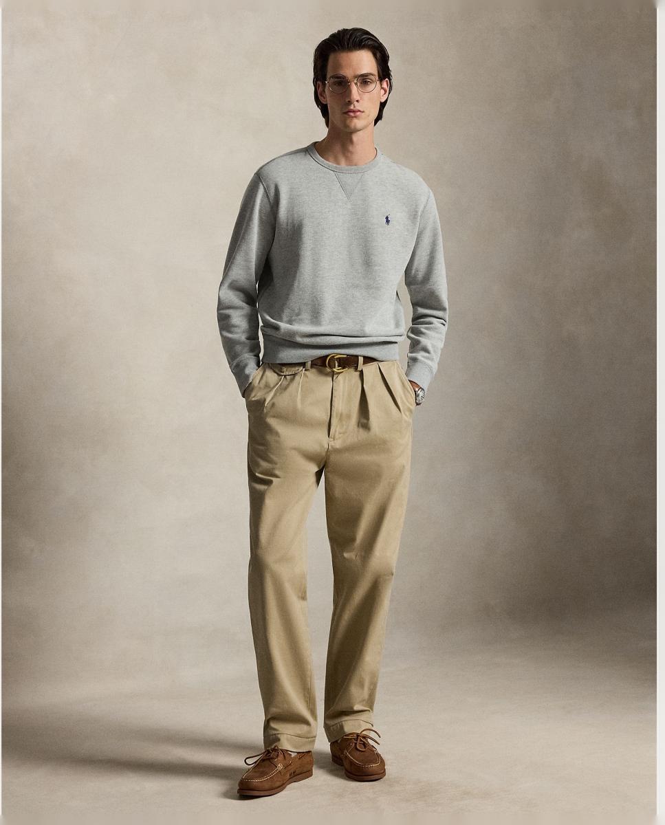 Sweatshirt de Algodão RL Cinzento-claro-7