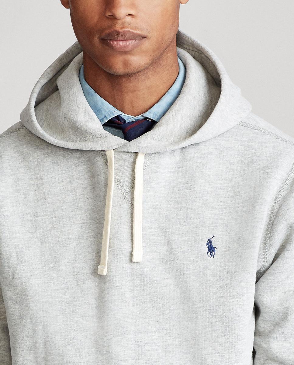 Sudadera de hombre Andover Jaspeado con capucha - Polo Ralph Lauren - Gris claro Gris claro-4