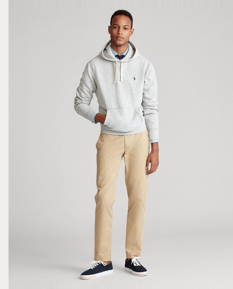 Sudadera de hombre Andover Jaspeado con capucha - Polo Ralph Lauren - Gris claro Gris claro-8