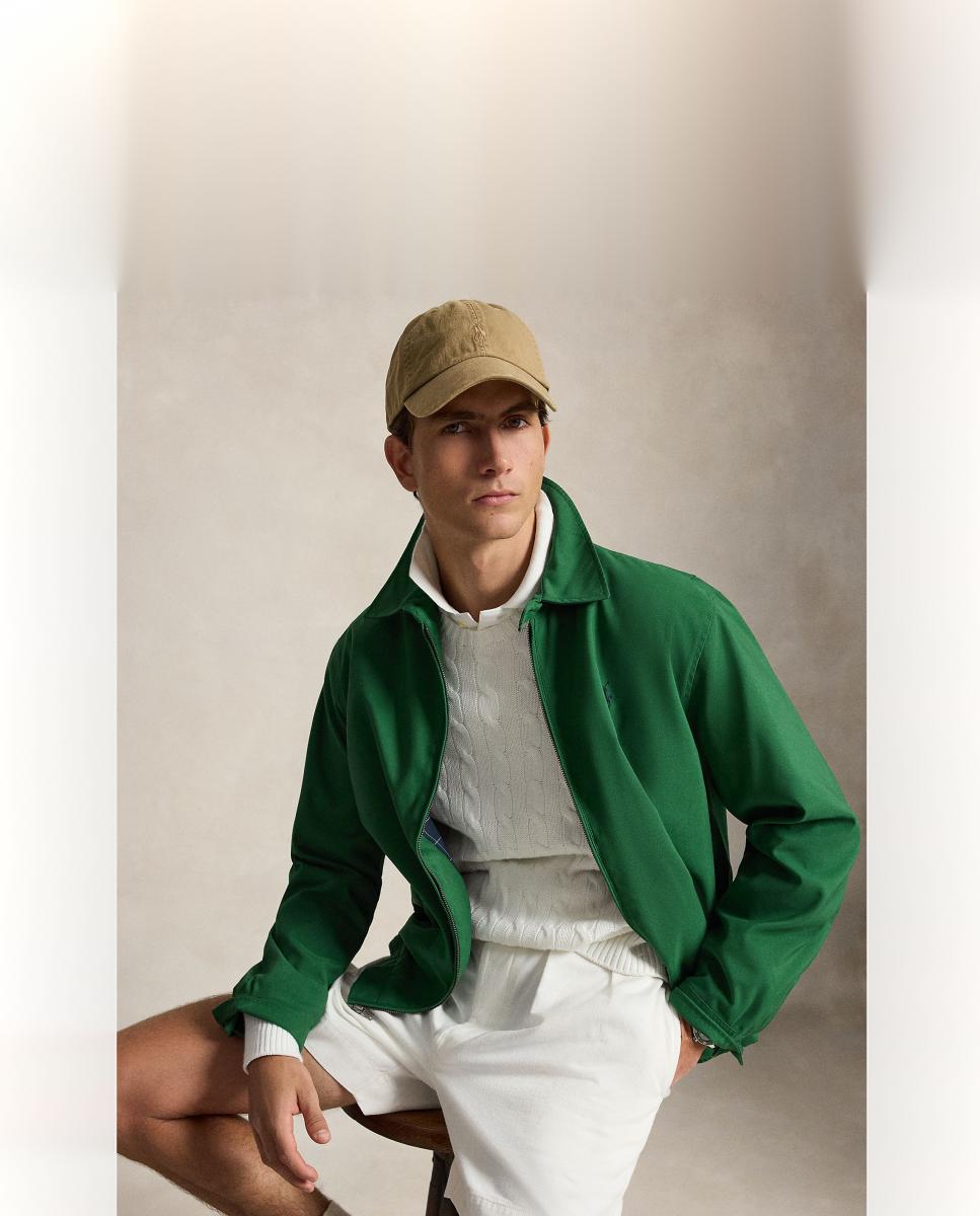 Chaqueta de hombre de sarga con doble fuelle - Polo Ralph Lauren - Verde Bosque Verde Bosque-5