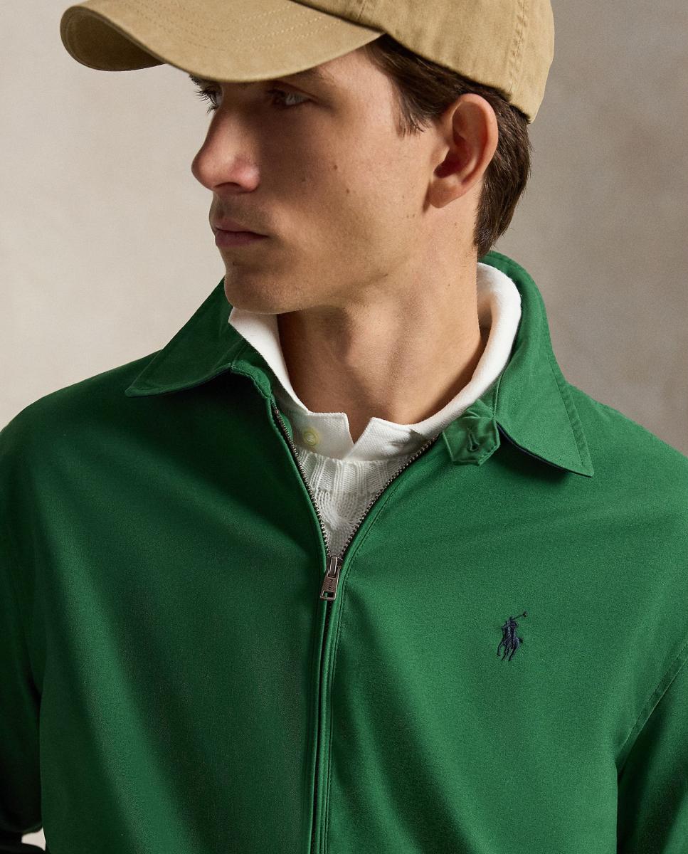 Chaqueta de hombre de sarga con doble fuelle - Polo Ralph Lauren - Verde Bosque Verde Bosque-6