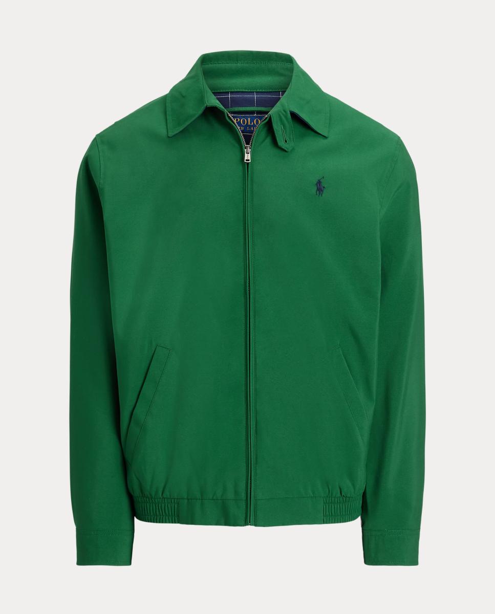 Chaqueta de hombre de sarga con doble fuelle - Polo Ralph Lauren - Verde Bosque Verde Bosque-7