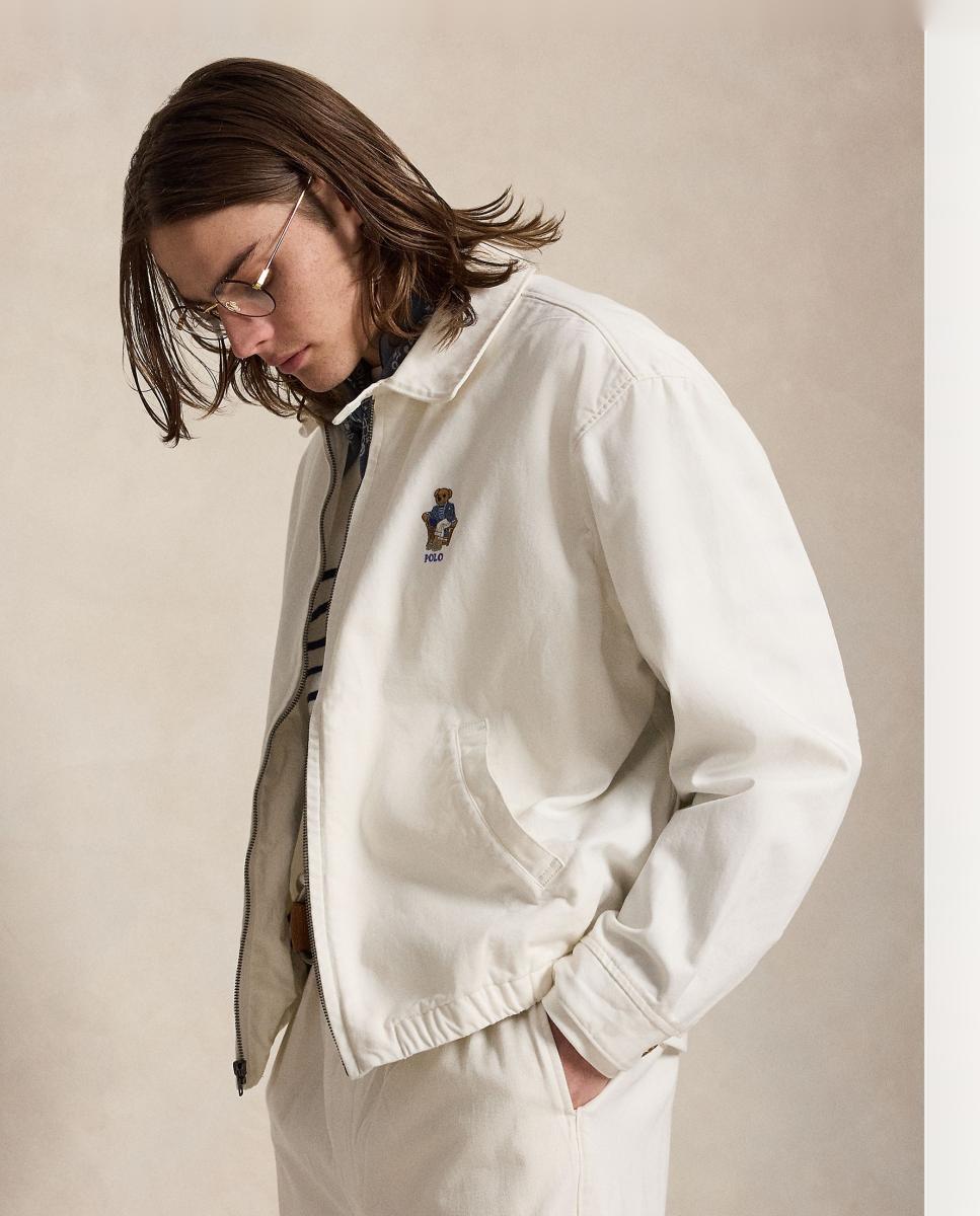 Polo Ralph Lauren - Chaqueta de hombre de algodón con Polo Bear.