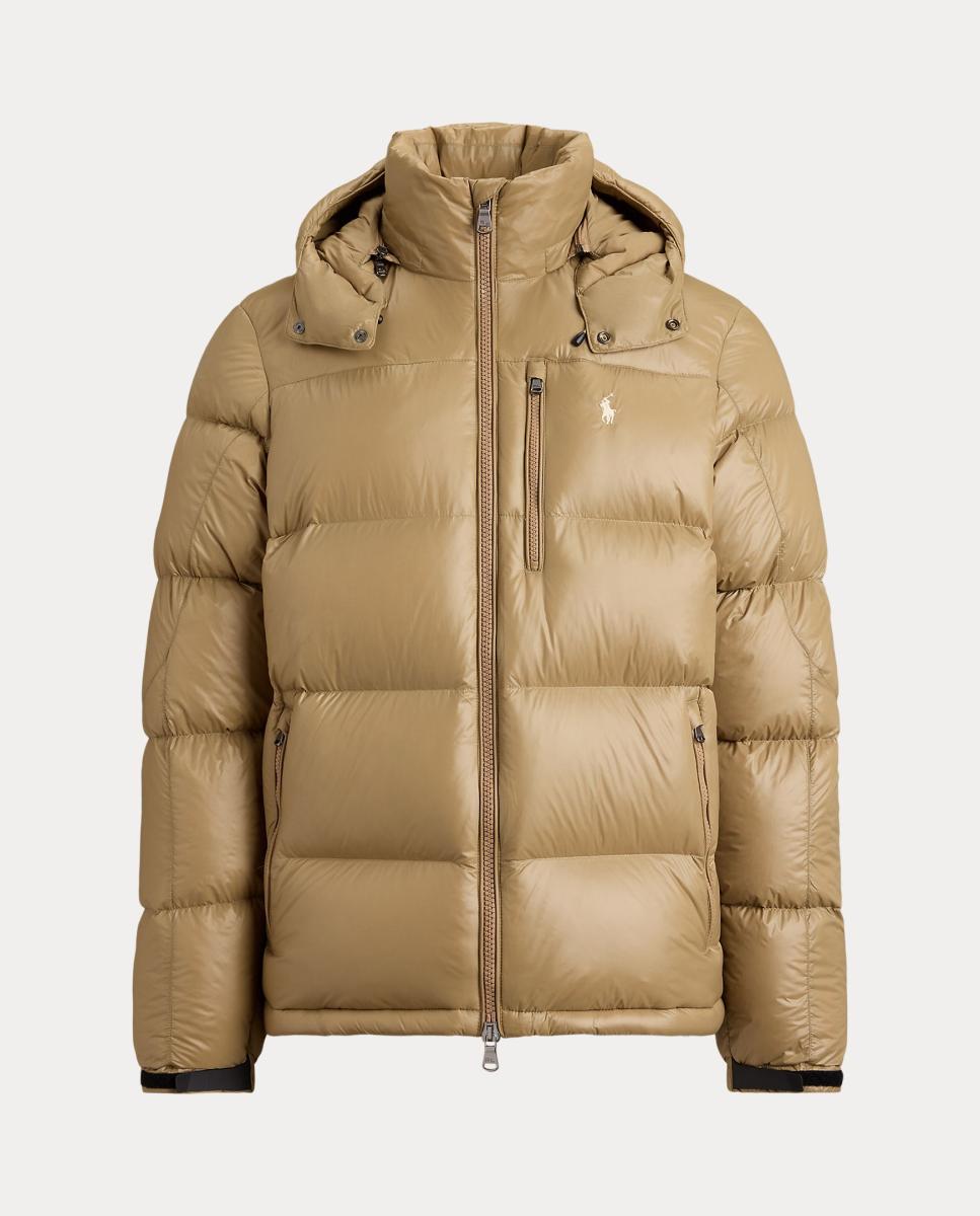 Imagen 7 de Chaqueta de hombre Gorham de plumón brillante Negro Polo - Polo Ralph Lauren - Camel Camel