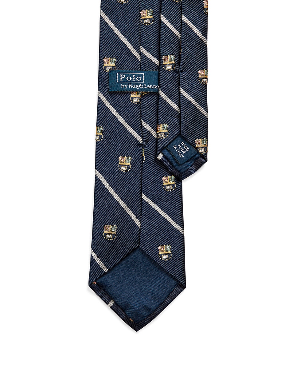 Corbata de hombre de seda repp con rayas