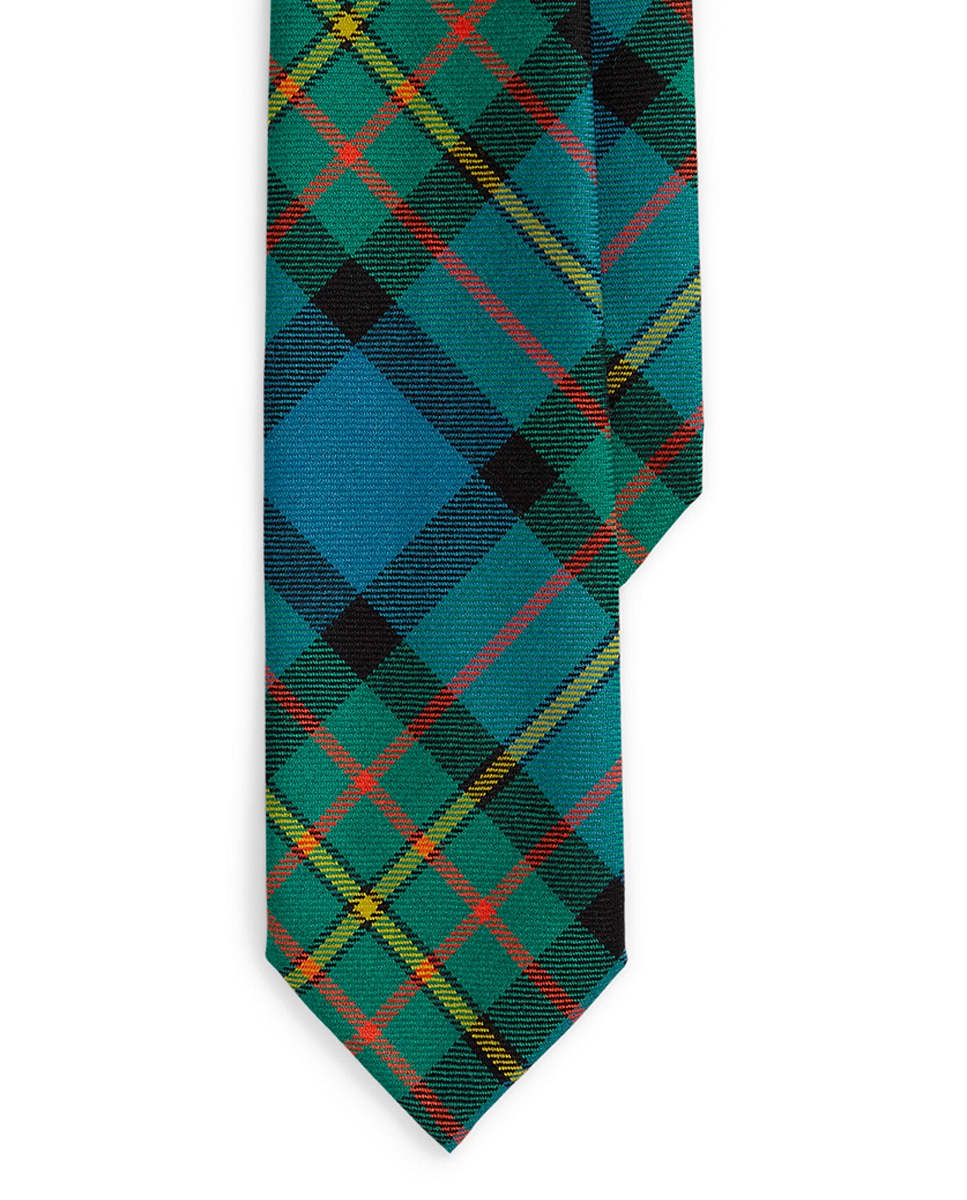 Imagem 0 de Gravata de seda com estampado aos quadros