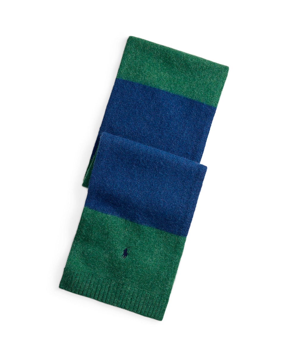 Imagem 0 de Cachecol de Lã com Estampado às Riscas