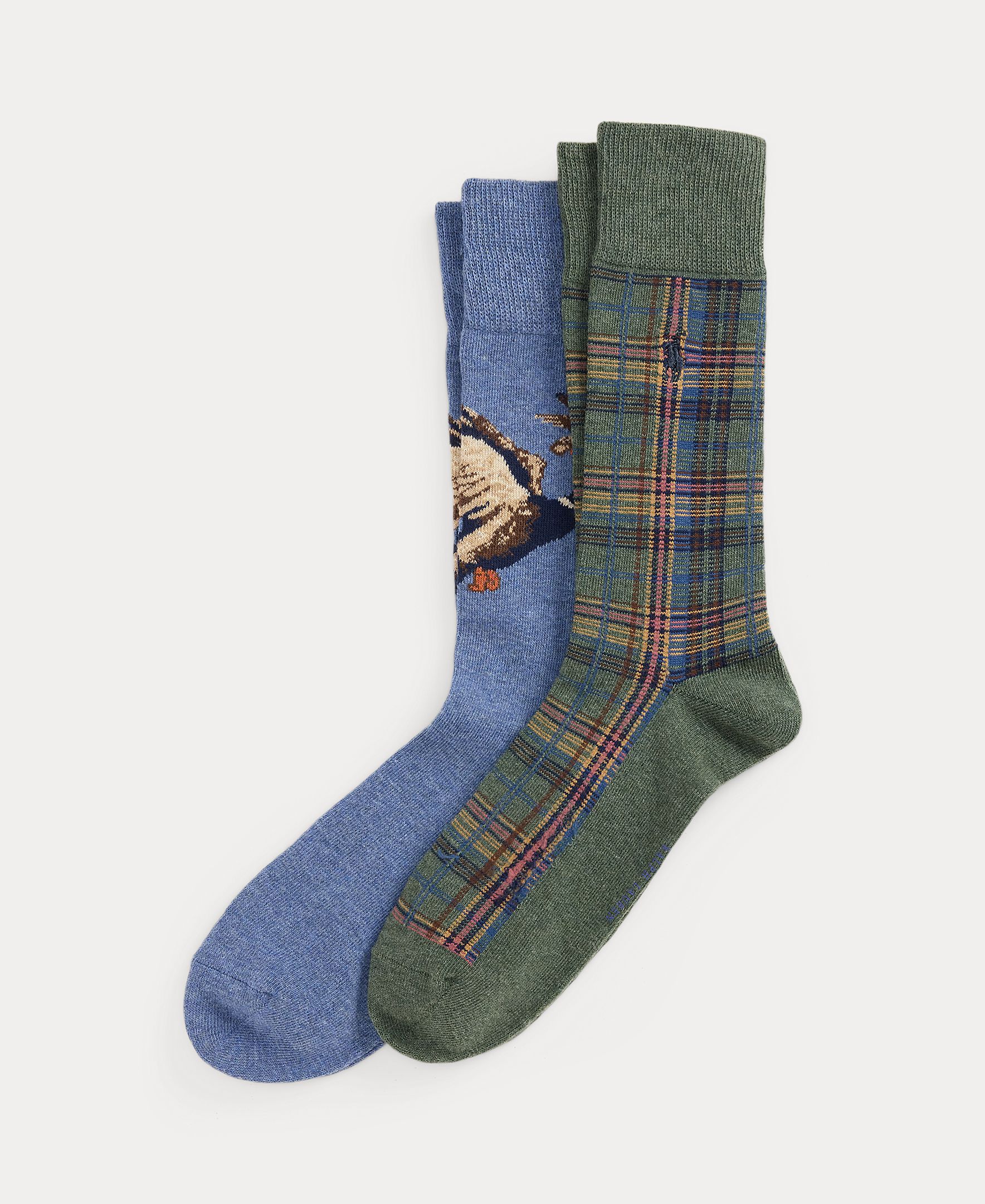 Imagem 0 de Pack de 2 Pares de Meias de Algodão Estampadas